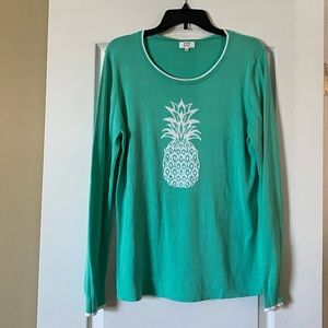 Crown & Ivy pineapple sweater